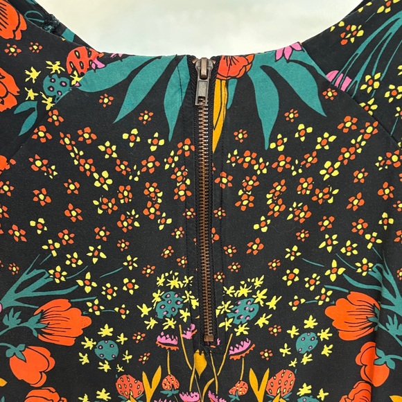 Free People Strawberry Fields Black Floral Mini Dress - Picture 5 of 5
